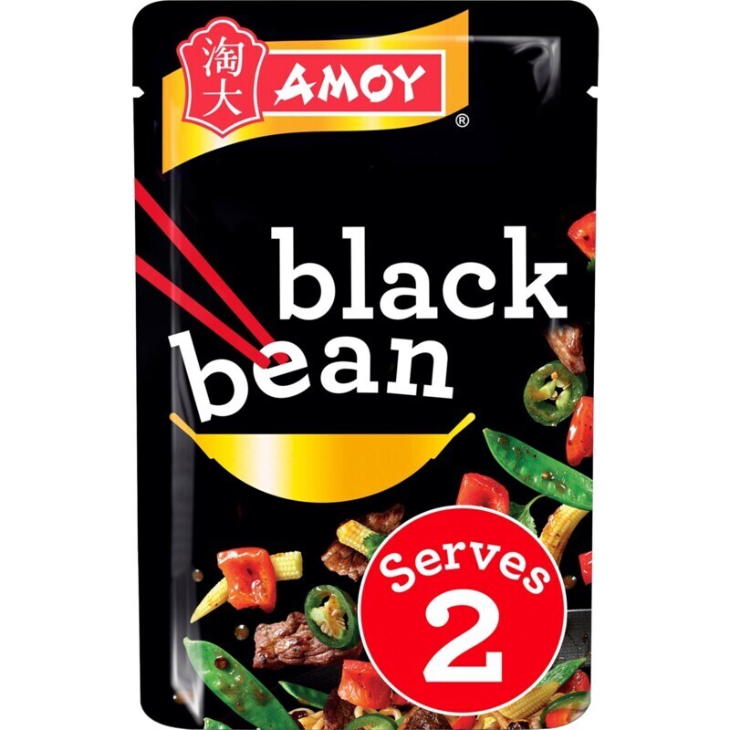 Amoy stir fry sauce black bean aanbieding bij Albert Heijn