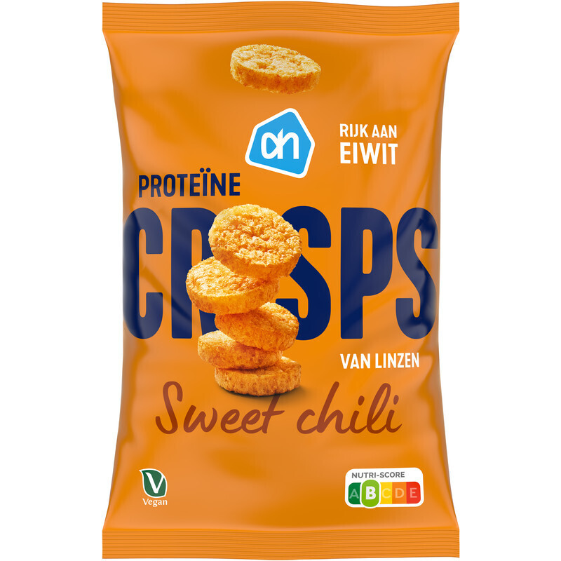 Ah proteine crisps sweet chili aanbieding bij Albert Heijn