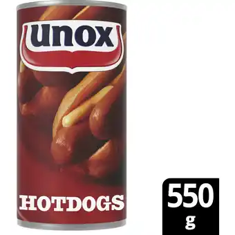 Albert Heijn Unox hotdogs aanbieding