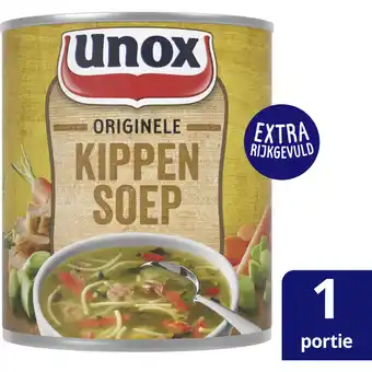 Albert Heijn Unox stevige kippensoep aanbieding