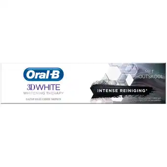 Albert Heijn Oral-b 3d white therapy houtskool tandpasta aanbieding