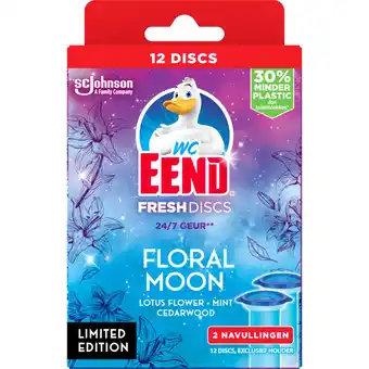 Albert Heijn Wc-eend fresh discs floral moon navul aanbieding