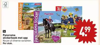 ALDI Panorama stickerboek met app aanbieding