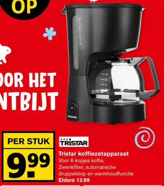 Hoogvliet Tristar Koffiezetapparaat aanbieding