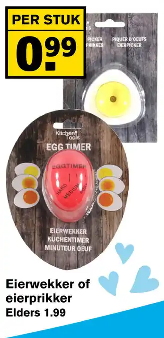 Hoogvliet Eierwekker of eierprikker aanbieding