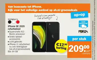 Albert Heijn IPhone SE 2020 refurbished aanbieding