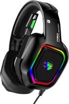 Bol.com Gaming headset met microfoon - headset ps4 ps5 xbox one xbox series en pc - 7.1 surround sound aanbieding