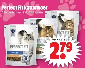 Dirk Perfect Fit kattenvoer zak 750 gram aanbieding