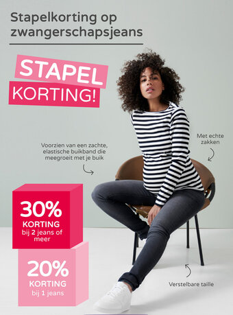 Prenatal Zwangerschapsjeans aanbieding