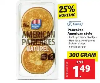 Lidl Pancakes american style aanbieding