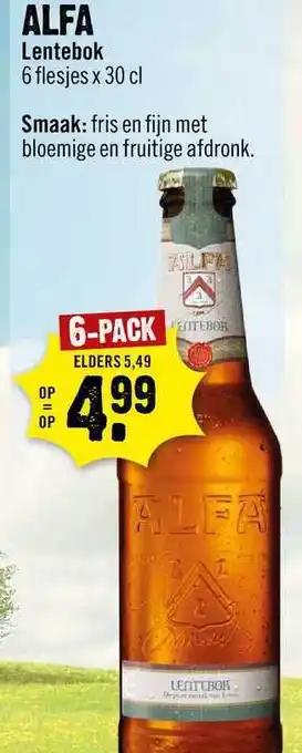 Dirck 3 Alfa Lentebok 30cl aanbieding