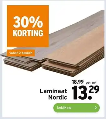 GAMMA Laminaat nordic aanbieding