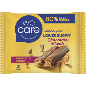 Albert Heijn Wecare Lower carb chocolate break aanbieding