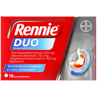 Albert Heijn Rennie Duo kauwtabletten aanbieding