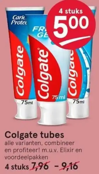 Etos Colgate tube aanbieding