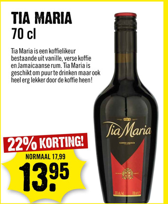 Dirck 3 TIA MARIA aanbieding
