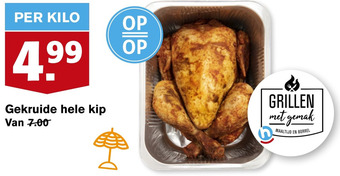 Hoogvliet Gekruide hele kip aanbieding