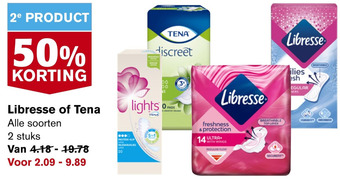 Hoogvliet Libresse of Tena aanbieding