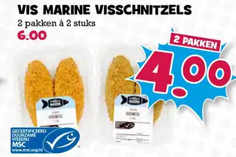 Boon`s Markt Vis marine visschnitzels aanbieding