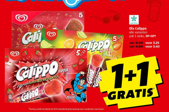 Boni ola Calippo aanbieding