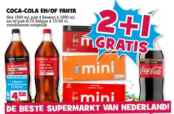 Boon`s Markt Coca-cola en/of fanta aanbieding