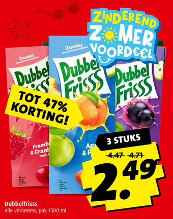 Boni Dubbelfrisss aanbieding