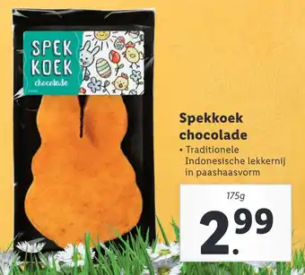 Lidl Spekkoek chocolade 175g aanbieding