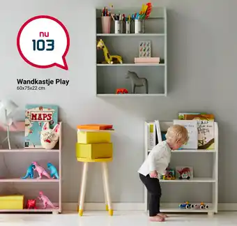 Beddenreus Wandkastje Play aanbieding