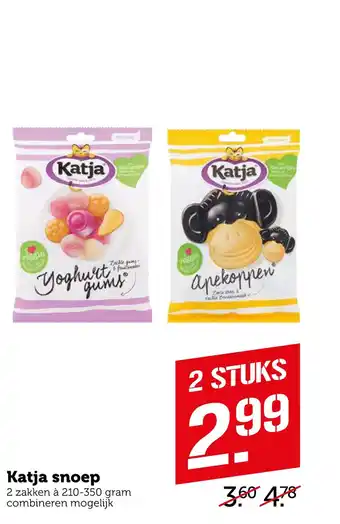 Coop Katja snoep aanbieding