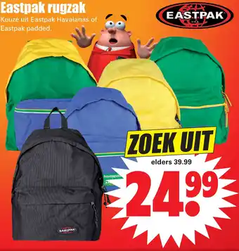 Dirk Eastpak rugzak aanbieding