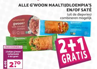 Boon`s Markt Alle g'woon maaltijdloempia's en/of saté aanbieding