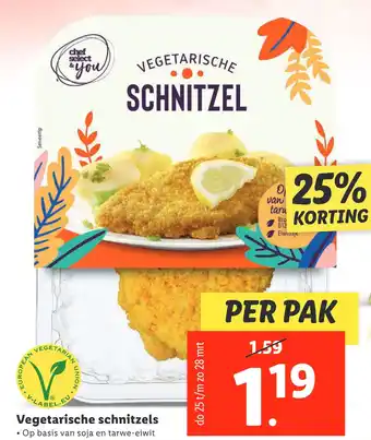 Lidl Vegetarische schnitzels aanbieding