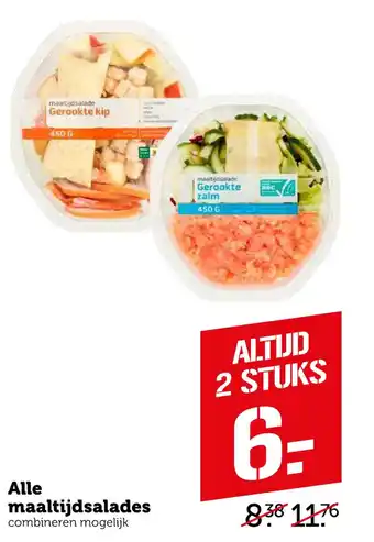 Coop Alle maaltijdsalades aanbieding