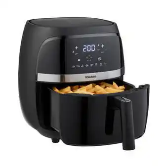 Blokker Tomado taf3202b - airfryer - heteluchtfriteuse - 32 liter inhoud - digitaal display - 500 gr friet - zwart aanbieding