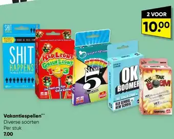 Big Bazar Vakantiespellen aanbieding