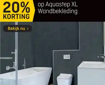 Hubo Op aquastep xl wandbekleding aanbieding