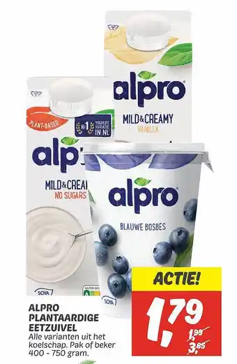 Dekamarkt Alpro plantaardige eetzuivel aanbieding