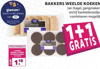 MCD Supermarkt Bakkers weelde koeken aanbieding