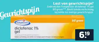 Trekpleister Last van gewrichtspijn? aanbieding