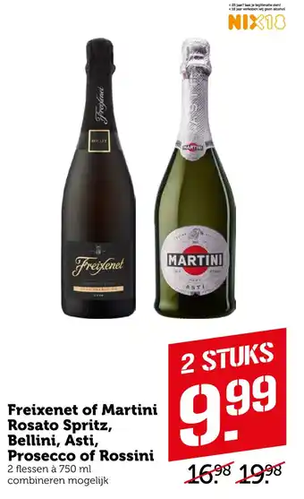 Coop Freixenet of Martini aanbieding