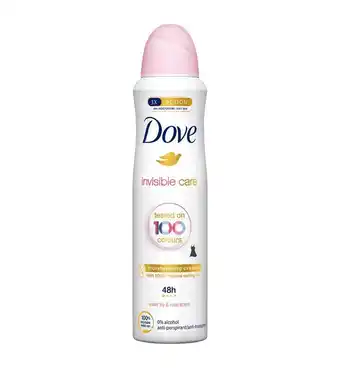 Drogisterij.net Dove deodorant spray invisible care (150ml) aanbieding