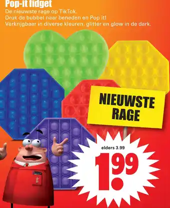 Dirk Pop-it fidget aanbieding