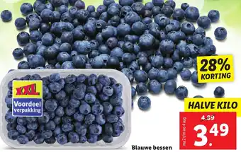 Lidl Blauwe Bessen 500g aanbieding