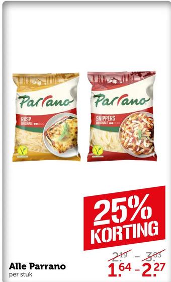 Coop Alle parrano aanbieding