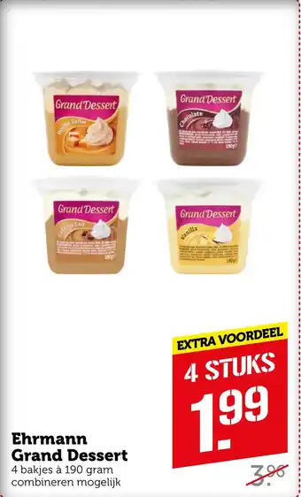 Coop Ehrmann grand dessert aanbieding