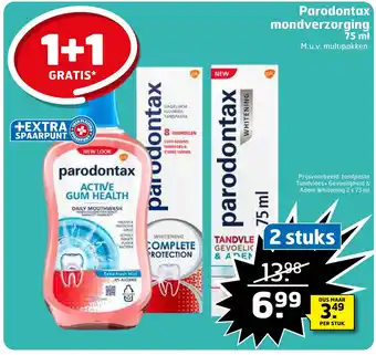 Trekpleister Parodontax mondverzorging aanbieding