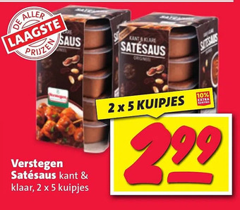 Nettorama Verstegen satésaus kant & klaar aanbieding