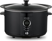 Bol.com Moa slowcooker digitaal - 65 liter - zwart - bpa vrij - sc65db aanbieding