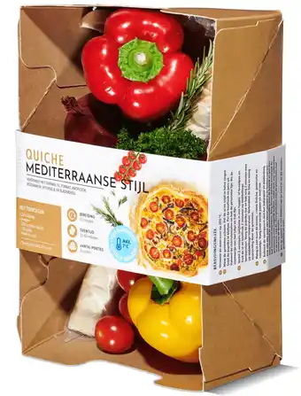 Picnic Quiche mediterraans verspakket aanbieding