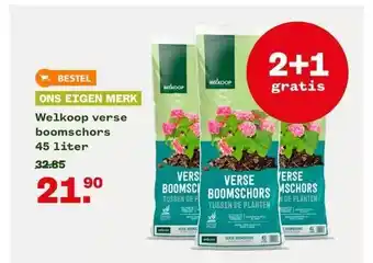 Welkoop Welkoop verse boomschors 45 liter aanbieding